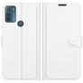 Mobigear Classic Motorola Moto G50 Hülle Klapphülle Geldbörse - Weiß