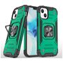Mobigear Armor Ring iPhone 13 Pro Max Hülle Hardcase Backcover Stoßfest mit Ringhalter - Grün