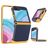 Mobigear Non-slip Armor Samsung Galaxy Z Flip 5 Hülle Hardcase Backcover Stoßfest - Blau / Gelb