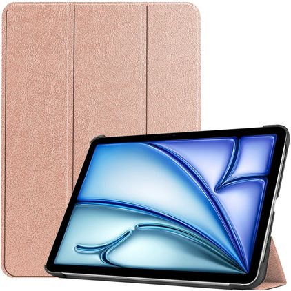 Mobigear Tri-Fold iPad Air 11 Zoll (2025) Hülle Klapphülle - Roségold