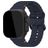 Mobilize Buckle Silikon Apple Watch Armband Dornschließe - 42/41/40/38 mm - Blau