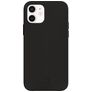 Valenta Snap Luxe iPhone 12 Mini Hülle Echtes Leder Backcover - Schwarz