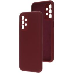 Mobiparts Samsung Galaxy A23 Silikon Hülle Backcover - Plum Red