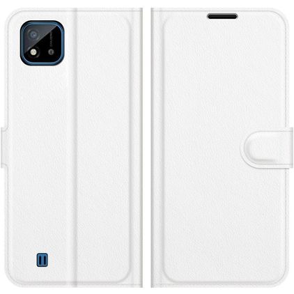 Mobigear Classic Realme C11 (2020) Hülle Klapphülle Geldbörse - Weiß