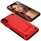 Mobigear Slim Armor iPhone XS Max Hülle Hardcase Backcover Stoßfest - Rot