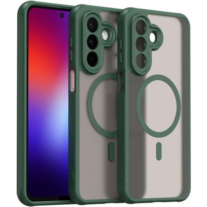 Mobigear Shockproof Samsung Galaxy A27 MagSafe Hardcase Backcover - Grün