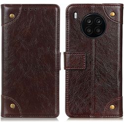 Mobigear Ranch HONOR 50 Lite Hülle Klapphülle Geldbörse - Braun