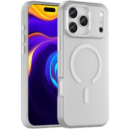 Mobigear Shockproof iPhone 17 Pro Max MagSafe Hülle Hardcase Backcover - Weiß