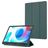 Mobigear Tri-Fold Gel Samsung Galaxy Tab A9 Plus (2023) Hülle TPU,Kunstleder Klapphülle + Stifthalter - Grün