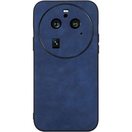 Mobigear Fabric OPPO Find X6 Pro Hülle Hardcase Backcover - Blau