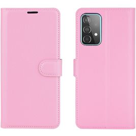 Mobigear Classic Samsung Galaxy A52s 5G Hülle Klapphülle Geldbörse - Pink