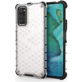 Mobigear Honeycomb Samsung Galaxy S20 Plus Hülle Hardcase Backcover Stoßfest - Weiß