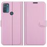 Mobigear Classic Motorola Moto G50 Hülle Klapphülle Geldbörse - Pink