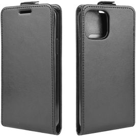 Mobigear iPhone 12 Mini Hülle Flipcase - Schwarz