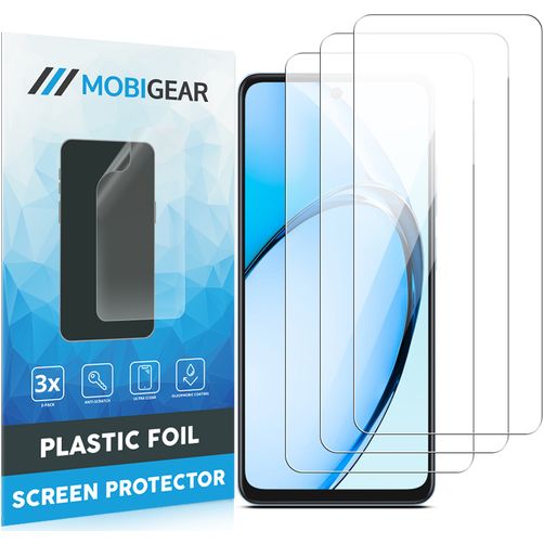 Mobigear OPPO A60 Displayschutz Schutzfolie - Hüllenfreundlich (3er Pack)