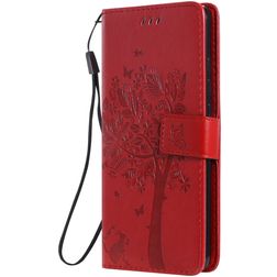 Mobigear Tree Xiaomi Mi 9T Hülle Klapphülle Geldbörse - Rot