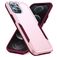 Mobigear Heavy Armor iPhone 14 Pro Max Hülle Hardcase Backcover Stoßfest - Pink / Lila