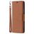 Mobigear Excellent Xiaomi Redmi Note 10 Pro Hülle Klapphülle Geldbörse - Cognac
