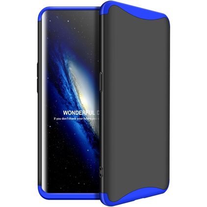 Mobigear TriGuard OPPO Find X Hülle Hardcase Backcover - Schwarz / Blau