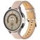 Mobigear Stitched Leder Smartwatch Armband Dornschließe - 22-mm-Universalanschluss - Pink