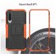 Mobigear Tire Xiaomi Mi 9 SE Hülle Hardcase Backcover Stoßfest mit Ständer - Schwarz / Rot