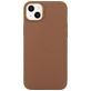 Mobigear Colors iPhone 14 Plus Hülle Flexibles TPU Backcover - Braun