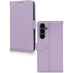 Mobilize Premium Gelly Samsung Galaxy S25 FE Hülle Klapphülle Geldbörse - Lila