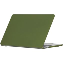 Mobigear Cream Matte MacBook Air 13 Zoll (2022-2026) Hardcase Hülle MacBook Case - Grün - Model A2681 / A3113 / A3240 / A3449