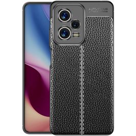 Mobigear Luxury POCO X5 Pro Hülle Flexibles TPU Backcover - Schwarz