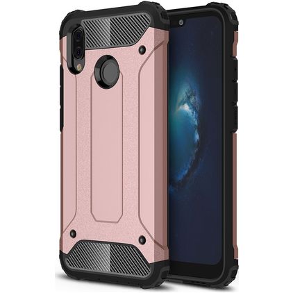 Mobigear Outdoor Huawei P20 Lite (2018) Hülle Hardcase Backcover Stoßfest - Roségold