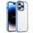 Mobigear Crystal iPhone 14 Pro Max Hülle Hardcase Backcover Stoßfest - Transparent / Blau