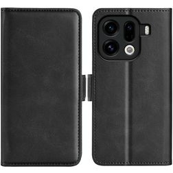 Mobigear Slim Magnet OPPO Find X9 Pro Hülle Klapphülle Geldbörse - Schwarz