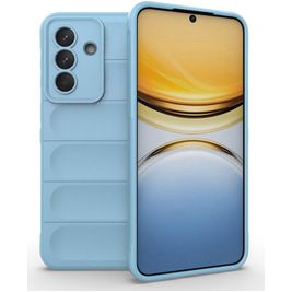 Mobigear Bumpy Samsung Galaxy A57 Hülle Flexibles TPU Backcover - Blau