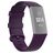 Mobigear Cross Silikon Fitbit Charge 3 Armband Dornschließe - Weinrot