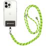 Mobigear Lanyard Universal-Handykette einstellbar - Schwarz / Grün