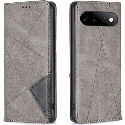 Mobigear Rhombus Slim Google Pixel 11 Pro Hülle Klapphülle - Grau