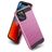 Mobigear Brushed Armor iPhone 12 Pro Max Hülle Hardcase Backcover Stoßfest - Pink