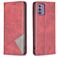 Mobigear Rhombus Slim Nokia G42 Hülle Klapphülle - Rot