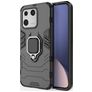 Mobigear Armor Ring Xiaomi 13 Hülle Hardcase Backcover Stoßfest mit Ringhalter - Schwarz