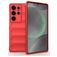 Mobigear Bumpy Samsung Galaxy S25 Ultra Hülle Flexibles TPU Backcover - Rot
