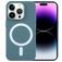 Mobigear Rubber Touch iPhone 15 Pro Max Silikon MagSafe Hülle Backcover - Grün