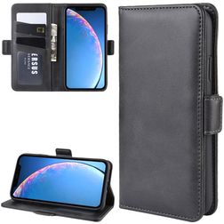 Mobigear Slim Magnet iPhone 11 Klapphülle Portemonnaie - Schwarz