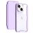 Mobigear Smart Fit iPhone 15 Hülle Hardcase Klapphülle - Lila