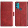 Mobigear Slim Magnet Motorola Moto G71 5G Hülle Klapphülle Geldbörse - Rot