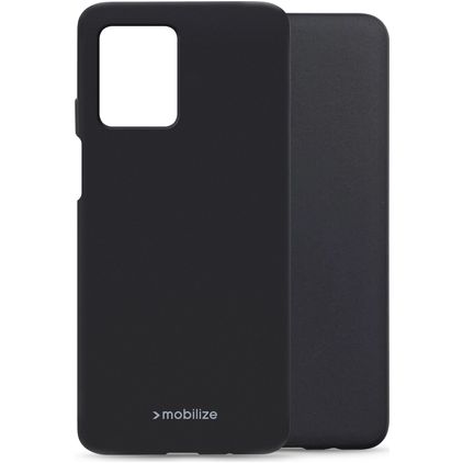 Mobilize Rubber Gelly Motorola Moto G54 TPU (flexibel) Backcover - Schwarz