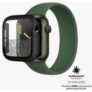 PanzerGlass Full Body Apple Watch - 41 mm Gehärtetes Glas 360 Grad Schutz - Hüllenfreundlich - Schwarz