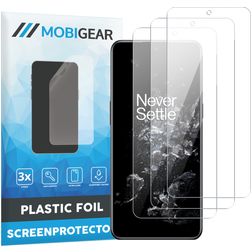 Mobigear OnePlus 10T Displayschutz Schutzfolie - Hüllenfreundlich (3er Pack)