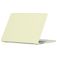 Mobigear Cream Matte MacBook Air 13 Zoll (2022-2026) Hardcase Hülle MacBook Case - Gelb - Model A2681 / A3113 / A3240 / A3449