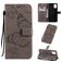 Mobigear Butterfly Samsung Galaxy A71 Klapphülle Portemonnaie - Grau