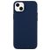 Mobigear Colors iPhone 14 Hülle Flexibles TPU Backcover - Marineblau